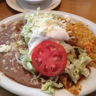 Burrito Supremo , #6 on the lunch specials.