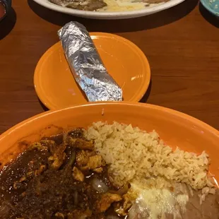 Steak Vallarta and Pollo la Diabla