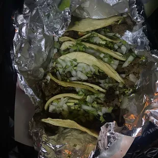 6 Asada tacos
