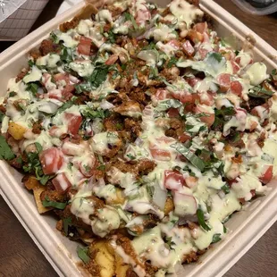 Al pastor nachos