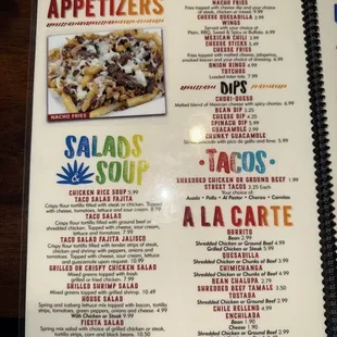 sushi and sashimi, menu