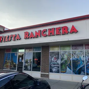 Restaurant front exterior