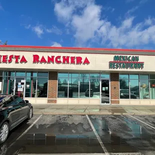 the front of a mexican restaurant
