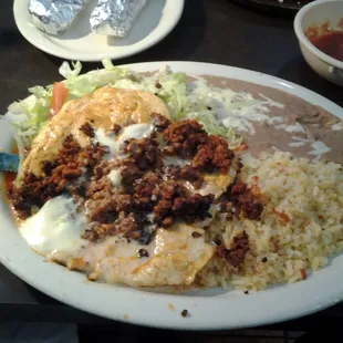 Chori pollo. I would say more, but the chicken is  calling