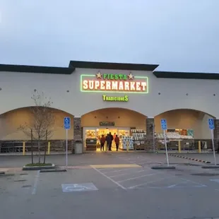 the front of the store