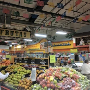 people shopping for fruit and vegetables
