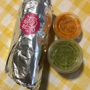 Delivery: Vegetarian Breakfast Burrito