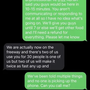 text message