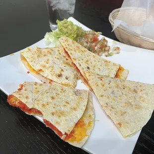 Vegan Takis quesadilla
