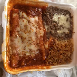Kids Cheese Enchilada Combo