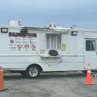The bigger Fiesta Tacos truck.