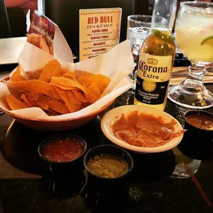 a bowl of tortillas and chips