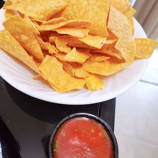 Chips and salsa.