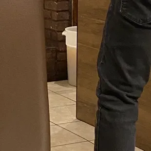 Margaritas bucket filled and mixed on the floor!