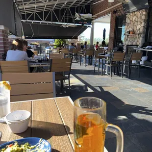 Perfect day for patio dining!