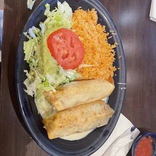Seafood chimichanga