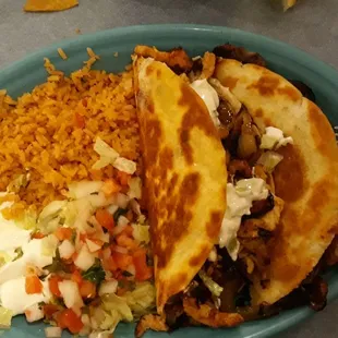 a plate of food