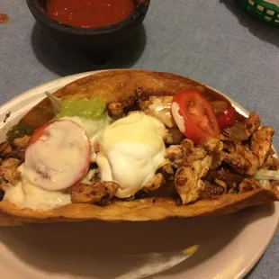 Fajita taco salad. YUMMAGE!