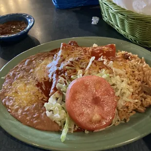 Stuffed sopi carne adobada
