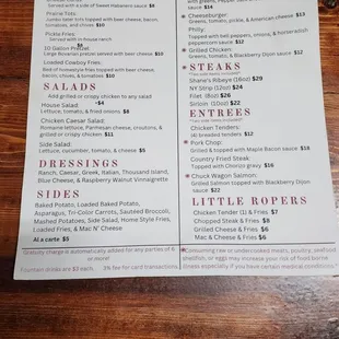 The Cowboy Steakhouse is now at this location. Here&apos;s the menu. 7/19/2023