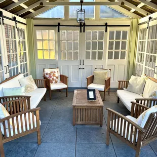 Outdoor Patio with Covered Seating Area