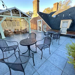 Outdoor Patio with Covered Seating Area