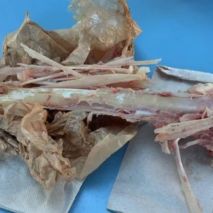 a piece of meat on a plate