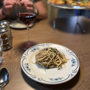 Cacio e Pepe - great pasta but too peppery