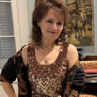 Latest hair style, complements of Tish at Fifi's