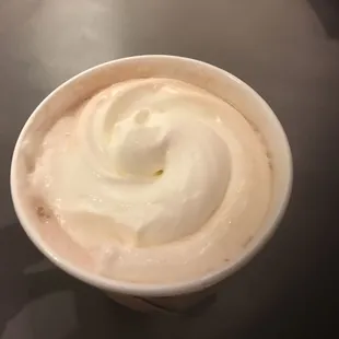 a cup of hot chocolate