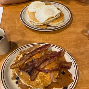 Blueberry Pancakes Breakfast