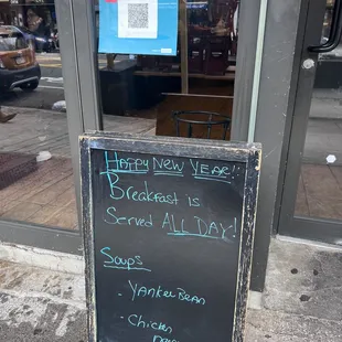 Outside sign