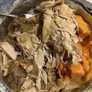 chicken and sweet potatoes