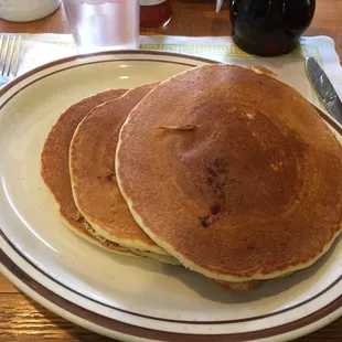 Strawberry pancakes ($7.50)