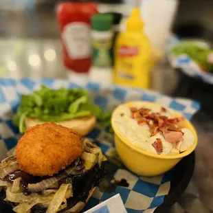 a plate of food