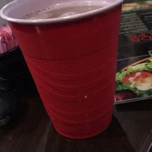 Red Solo Cup... classy!