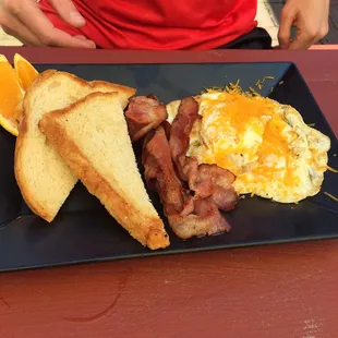 Eggs and bacon