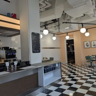 interior, sushi and sashimi
