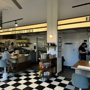 interior, sushi and sashimi