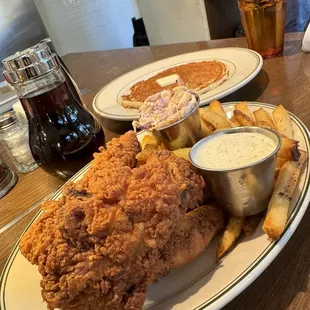 chicken wings and fried chicken, food