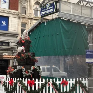 The Kentucky Christmas tree... made from bourbon barrels
