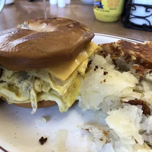 Breakfast Bagel Sandwich