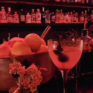 Dayton, Ohio gin served in Cincinnati. Bees Knees