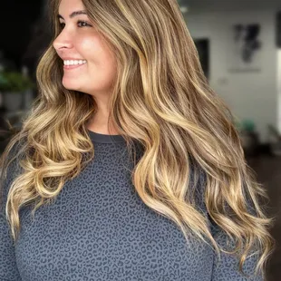Honey blonde teasylights by Claudia
