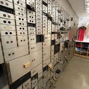 Old bank vault as the merch shop