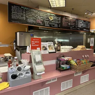 sushi and sashimi, interior