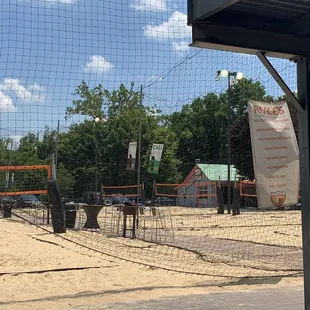 Volleyball courts
