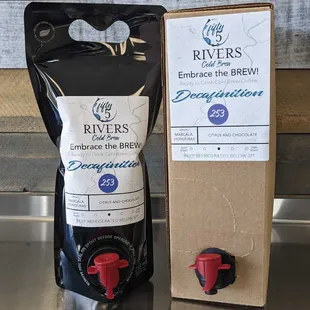 Decafinition 253 - 750ml and 5L bag in box