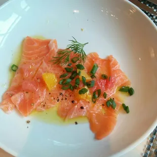 Salmon Crudo