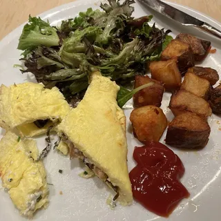 Mushroom & Goat Cheese Omelet